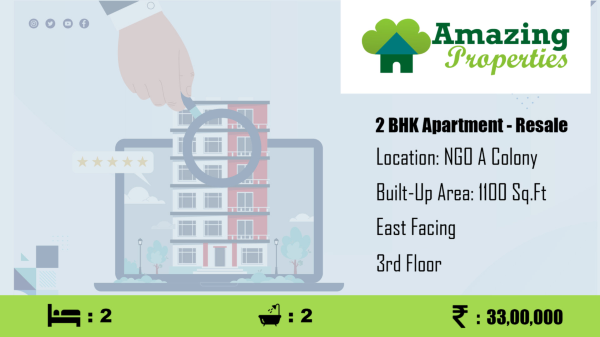 2 BHK Resale Apartment for sale in NGO A Colony Tirunelveli
