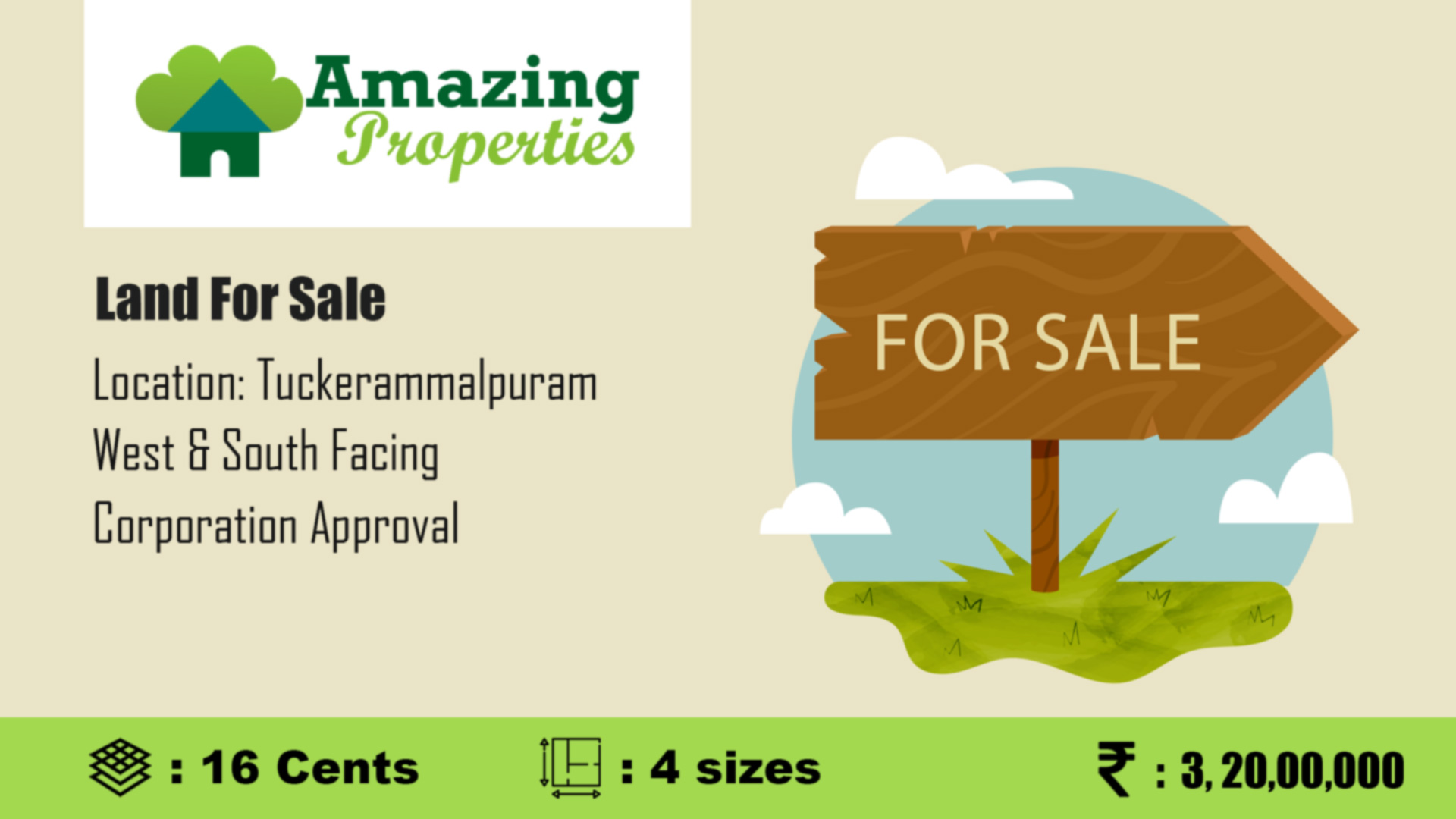 Land for sale in Tuckerammalpuram, Tirunelveli