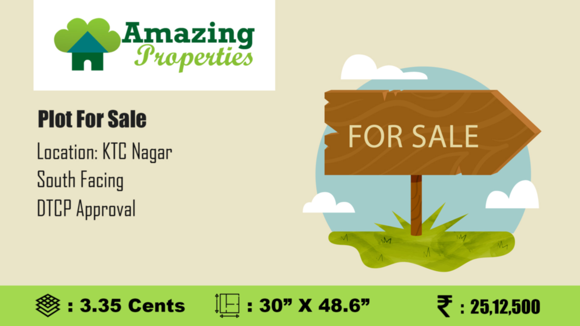 DTCP Approval plot for sale in KTC Nagar, Tirunelveli