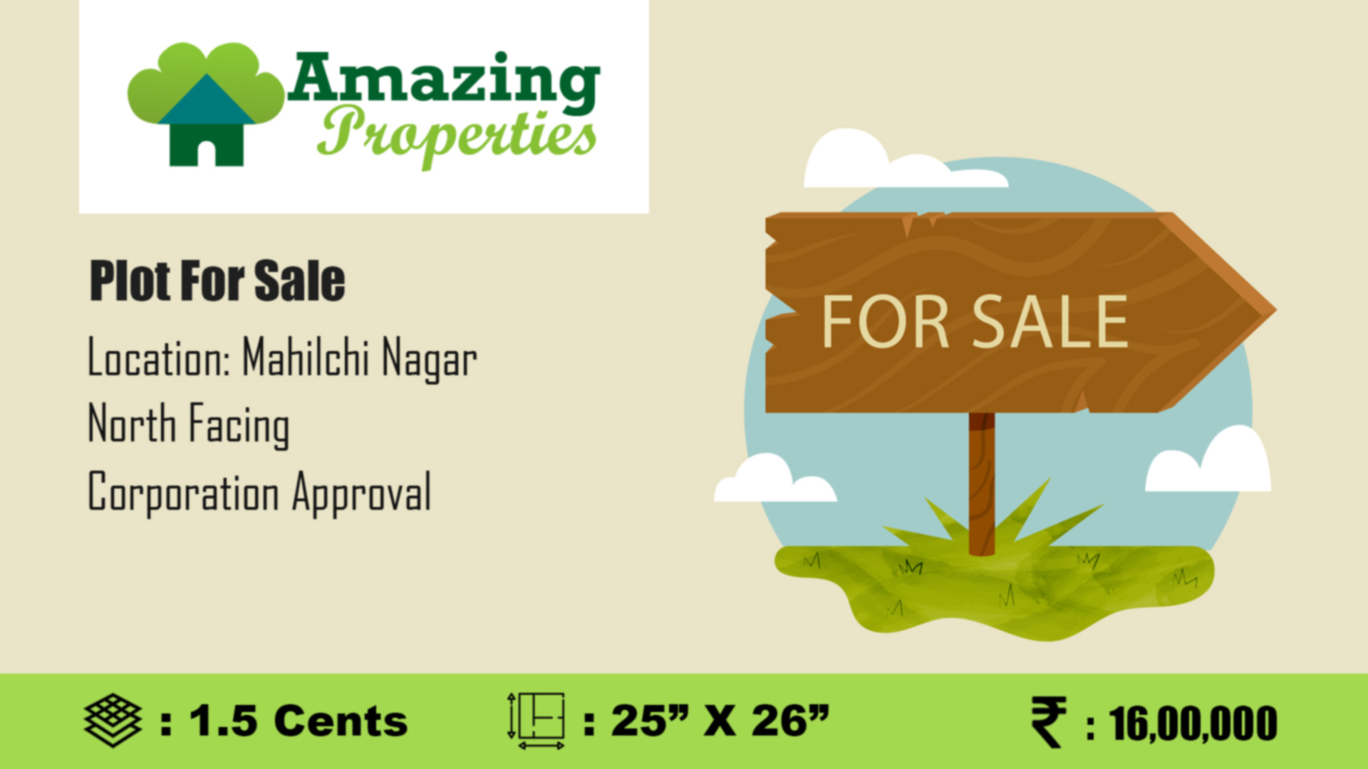 Plot for sale in Mahilchi Nagar, NGO A Colony, Tirunelveli