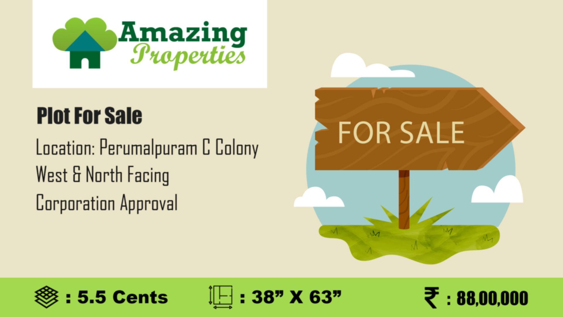 Plot for sale in Perumalpuram, Tirunelveli