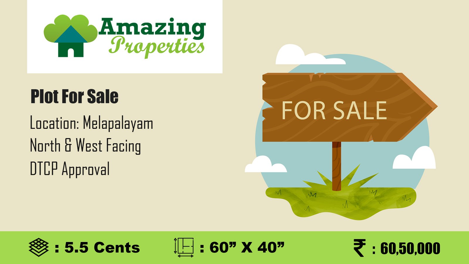 DTCP approved plot for sale in Melapalayam, Tirunelveli