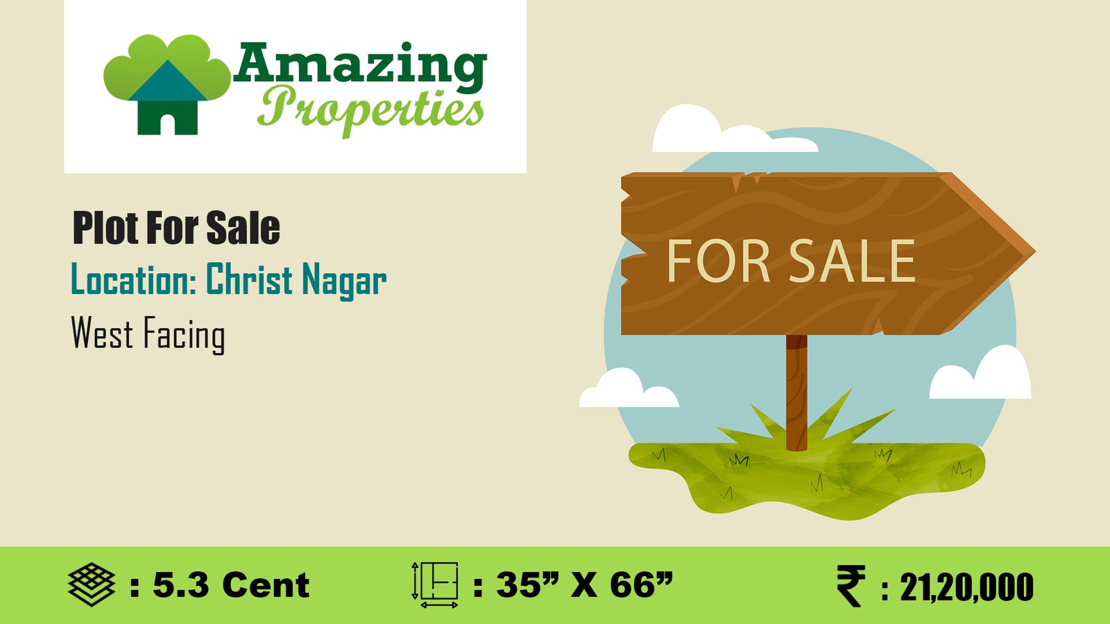 Plot for sale in Christ Nagar, Nearby Reddiyarpatti Byepass, Tirunelveli