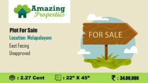 Land for sale in EB Colony, Melapalayam, Tirunelveli
